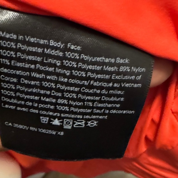 Like New Lululemon athletica Vibrant Autumn Red/Orange Hooded Utility Jacket - Picture 15 of 16